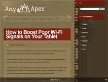 Tablet Screenshot of anyapex.com